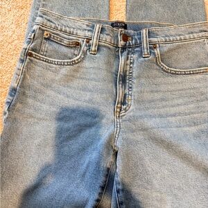 J. Crew Factory Light Blue High-Rise Women's Straight Jeans